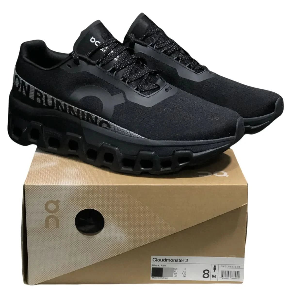 On Cloudmonster 2 Women's Black/Silver - Onsrunners