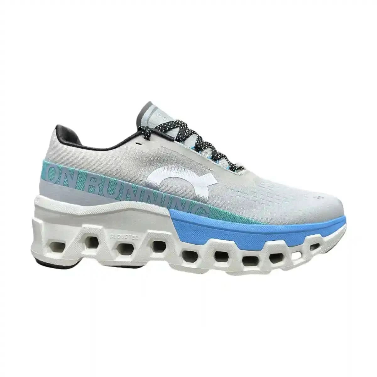 On Cloudmonster 2 Women's White/Blue - Onsrunners