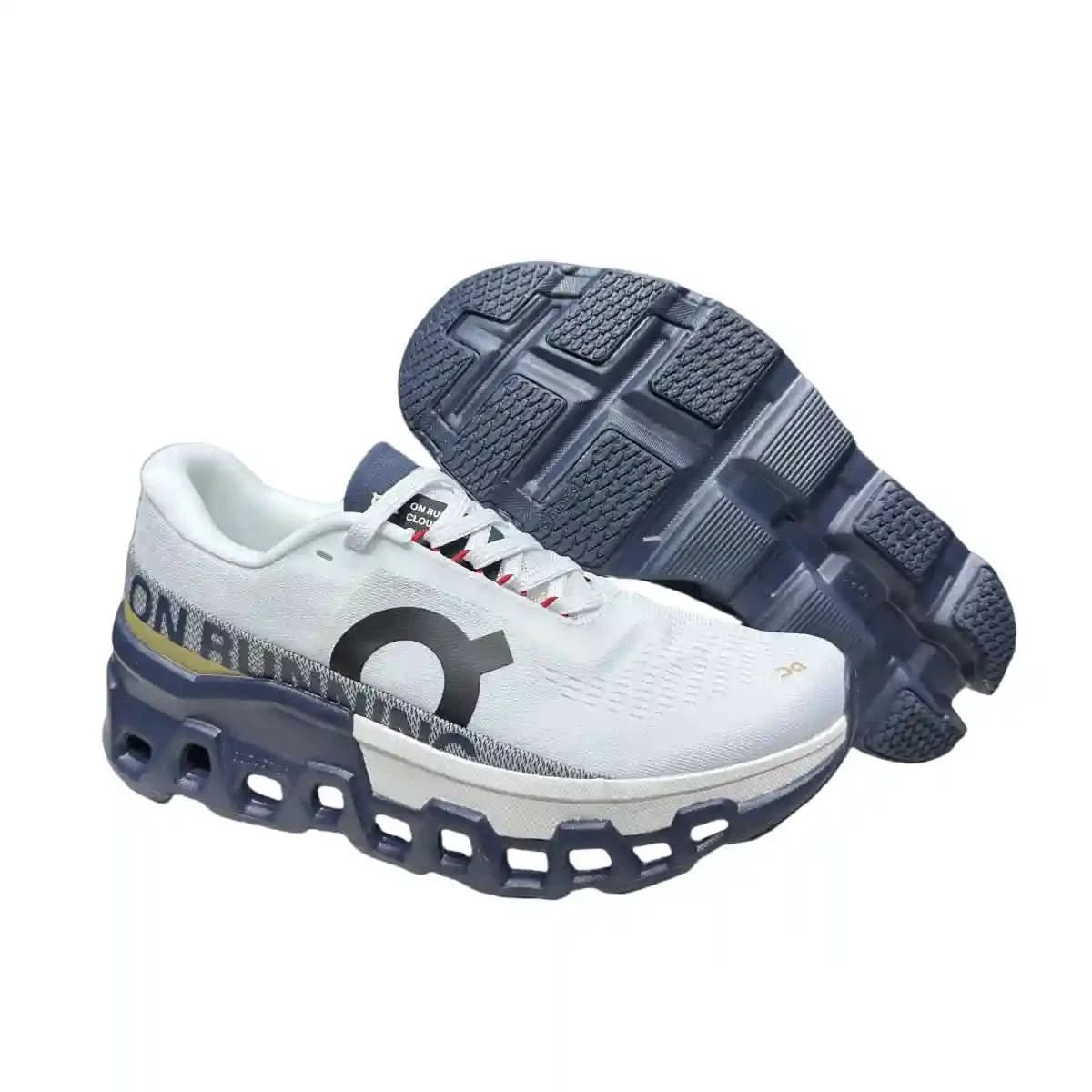 On Cloudmonster 2 Women's White/Blue - Onsrunners
