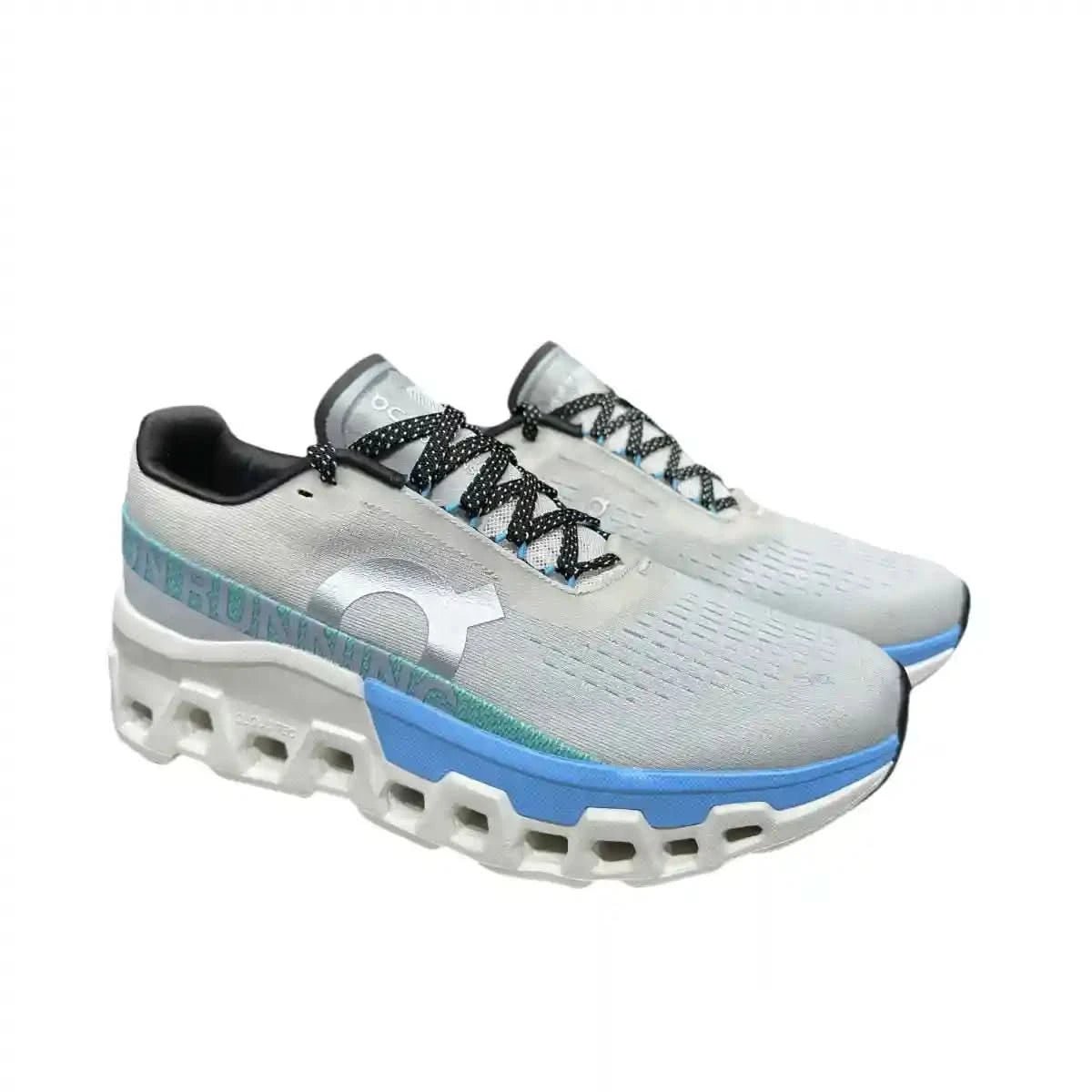 On Cloudmonster 2 Women's White/Blue - Onsrunners