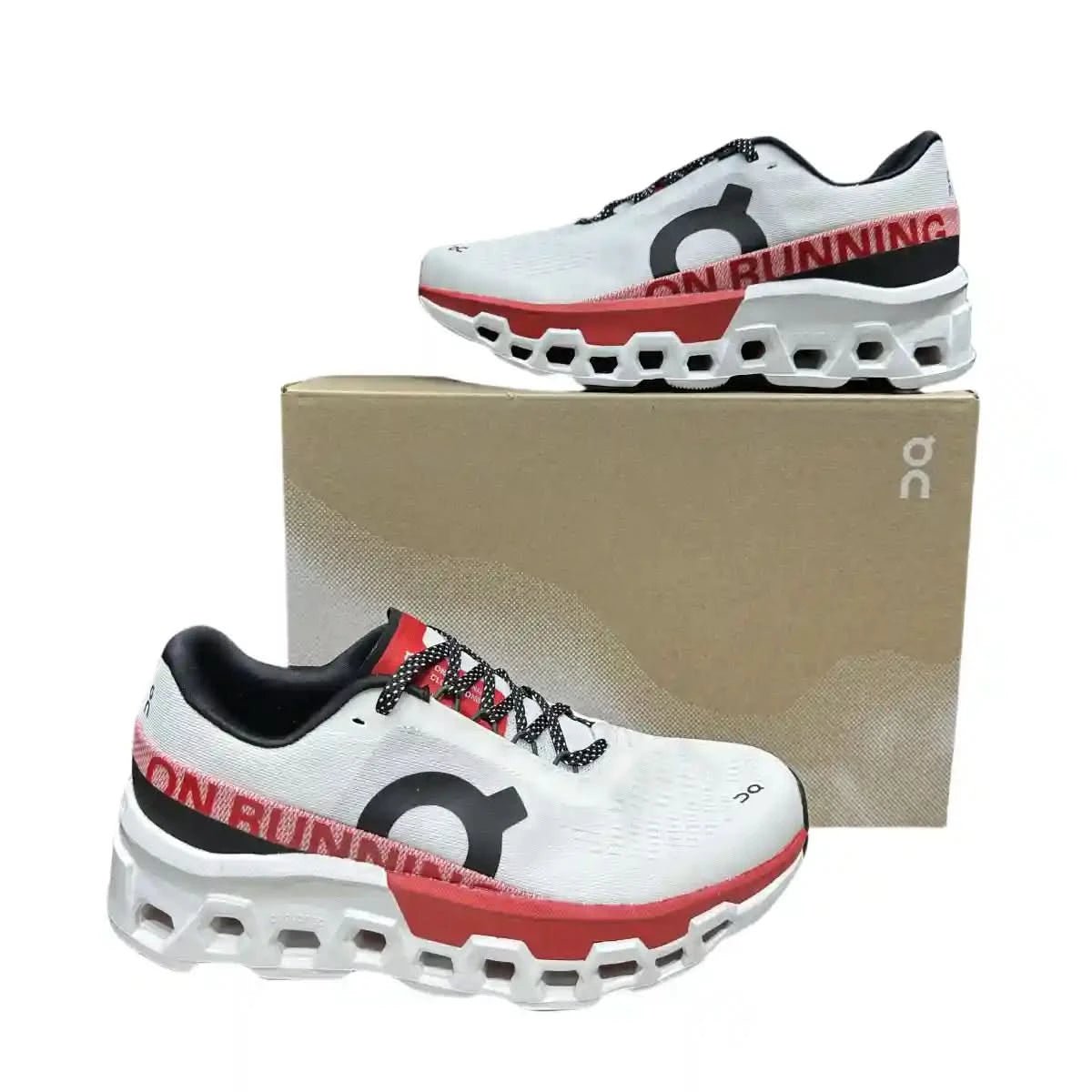 On Cloudmonster 2 Women's White/Red - Onsrunners