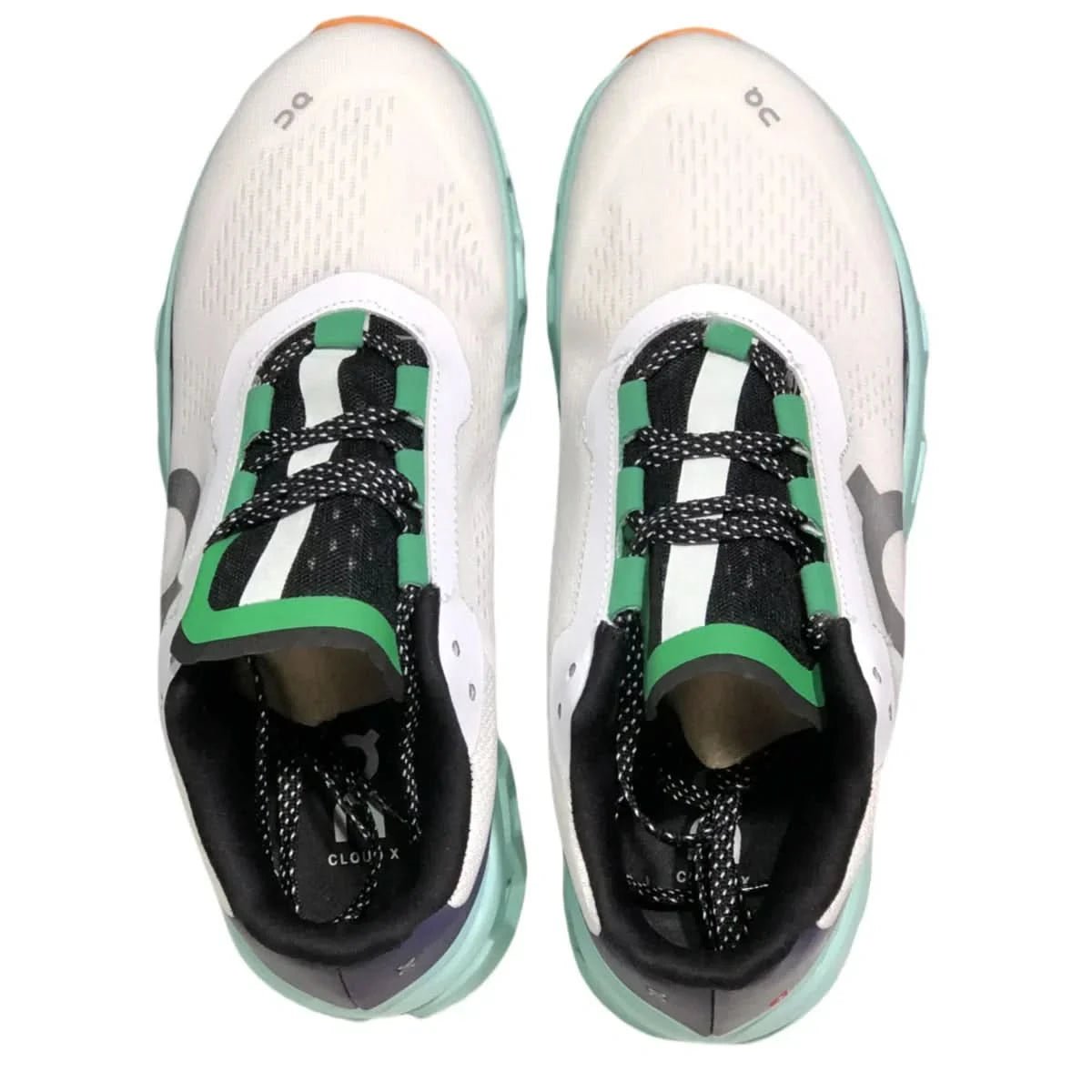On Cloudmonster Men's White/Green - Onsrunners