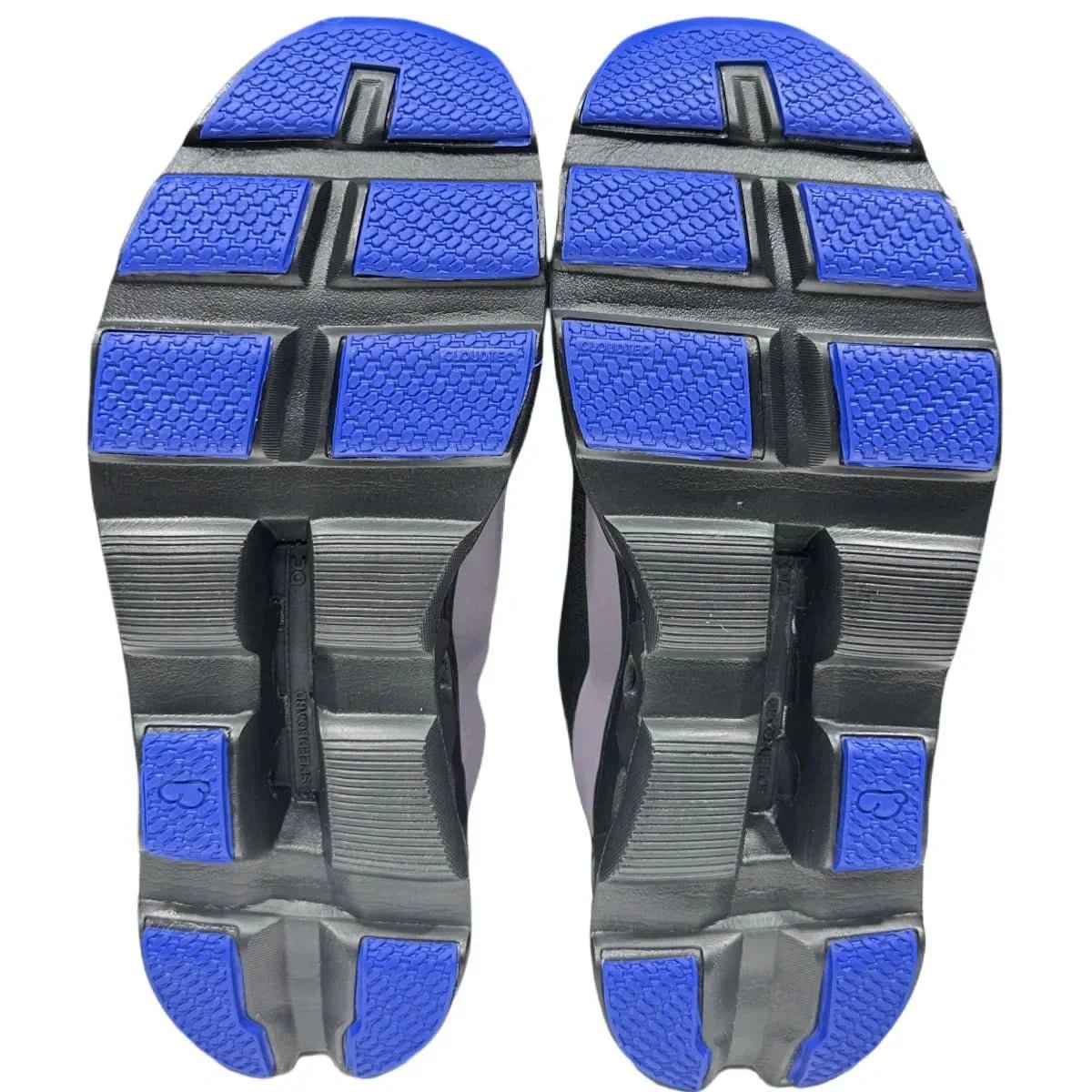 On Cloudmonster Women's Black/Blue - Onsrunners