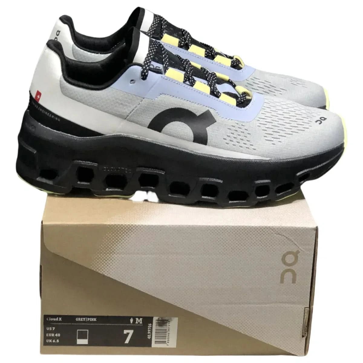 On Cloudmonster Women's Black/Grey - Onsrunners
