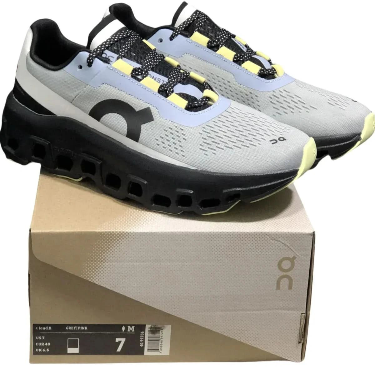 On Cloudmonster Women's Black/Grey - Onsrunners