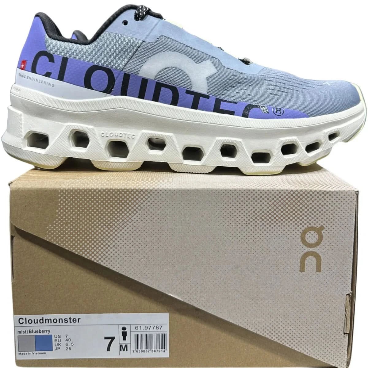 On Cloudmonster Women's Blueberry/Purple - Onsrunners