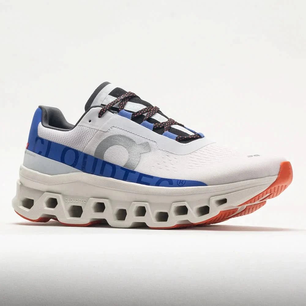 on Cloudmonster Women's Frost/Cobalt - Onsrunners