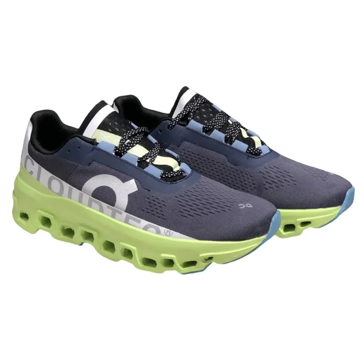 On Cloudmonster Women's Green/Blue - Onsrunners