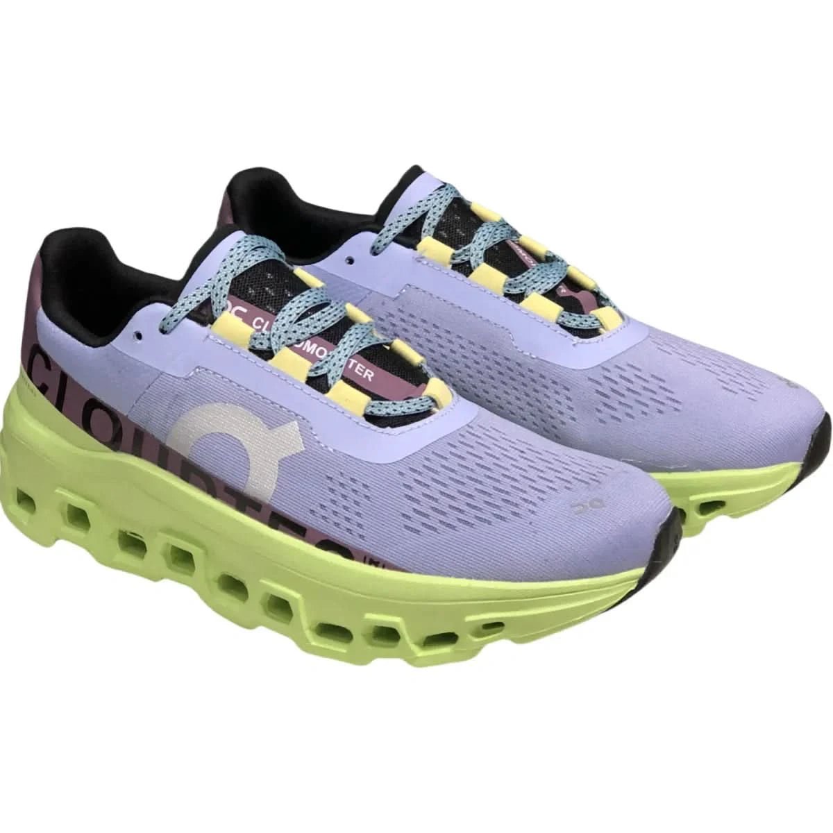 On Cloudmonster Women's Green/Blue - Onsrunners