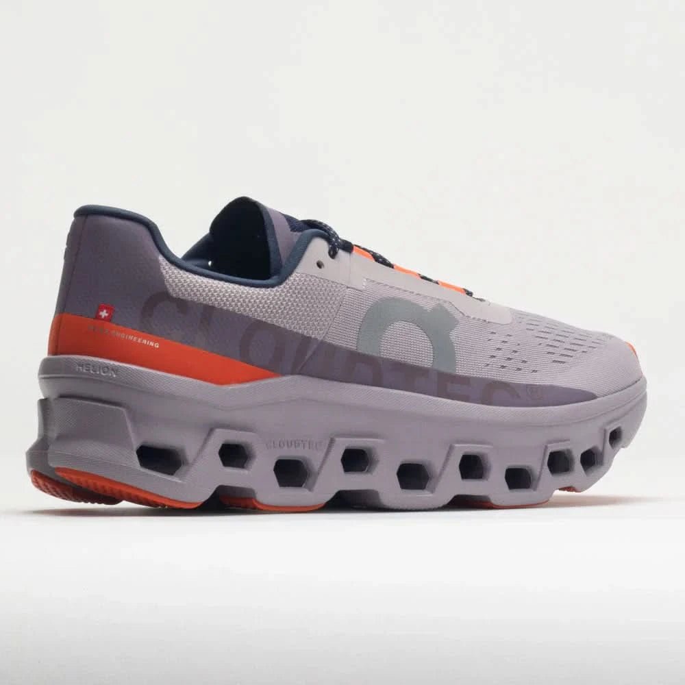 On Cloudmonster Women's Pearl/Flame - Onsrunners