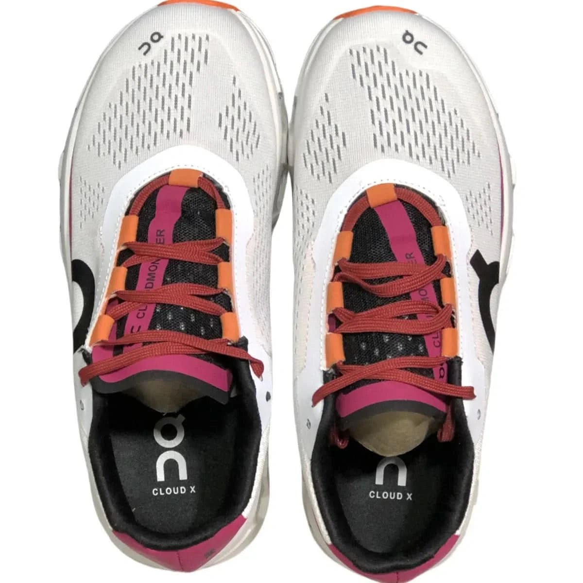 On Cloudmonster Women's White/Pink - Onsrunners