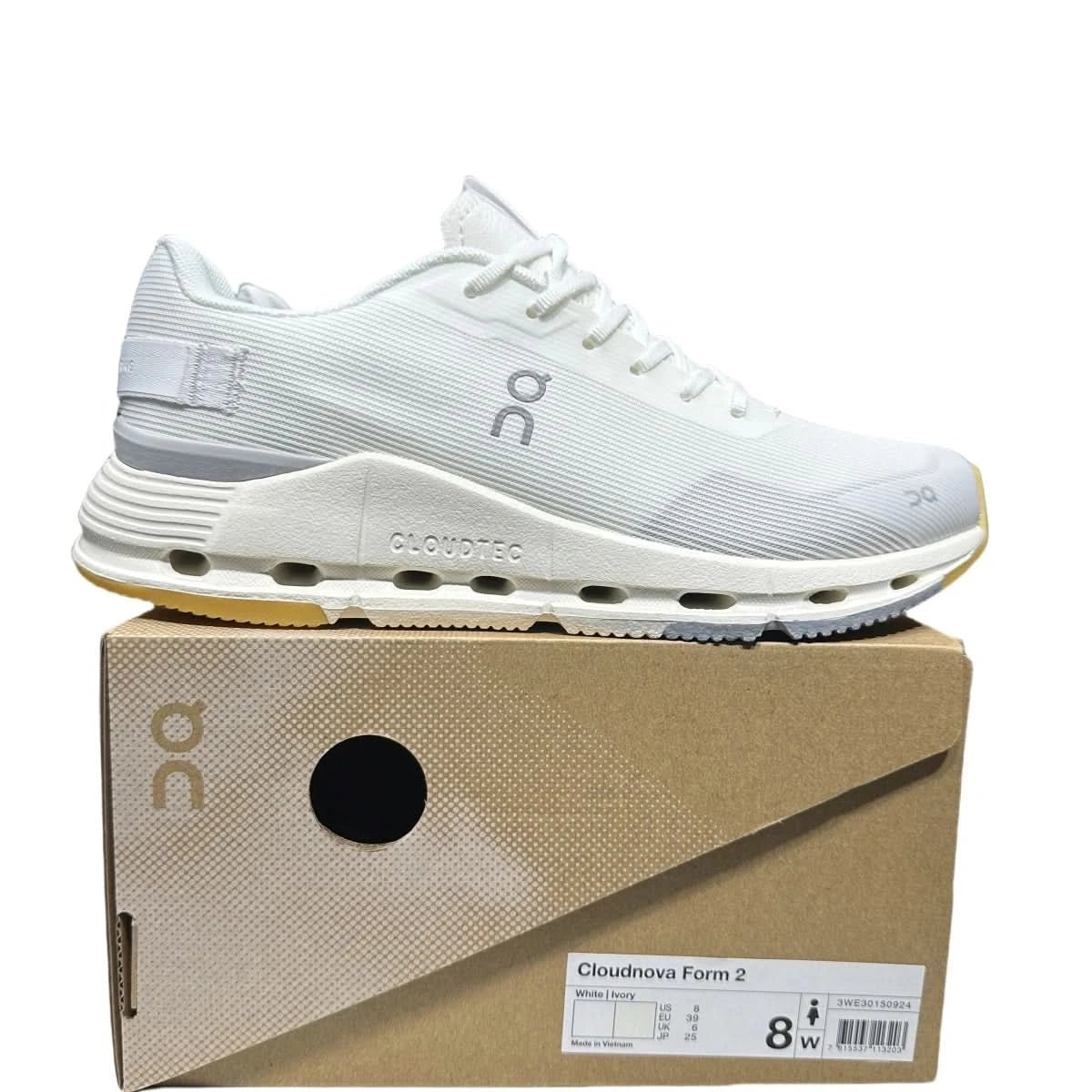 On Cloudnova Form 2 Men's White Ivory - Onsrunners