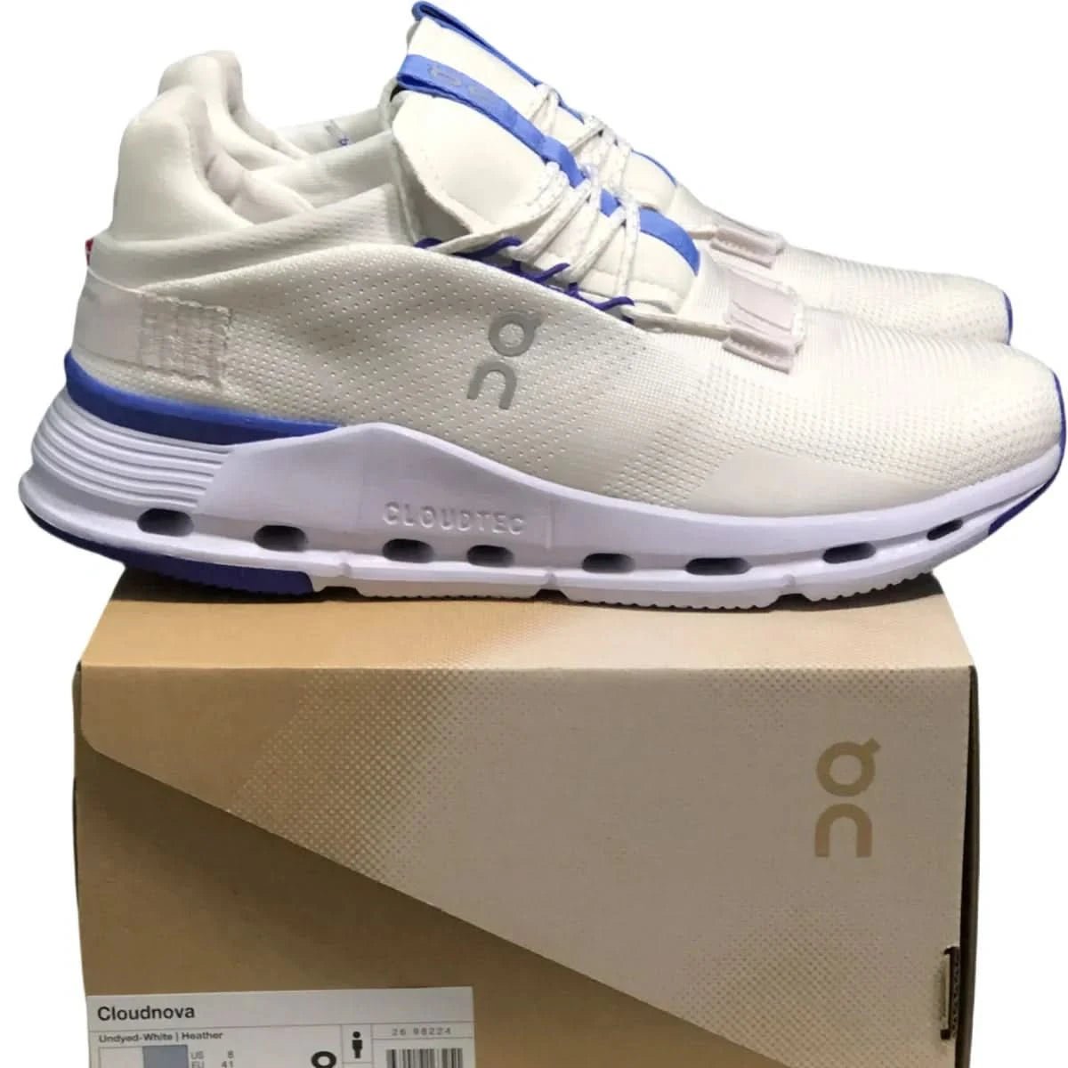On Cloudnova Men's White/Blue - Onsrunners