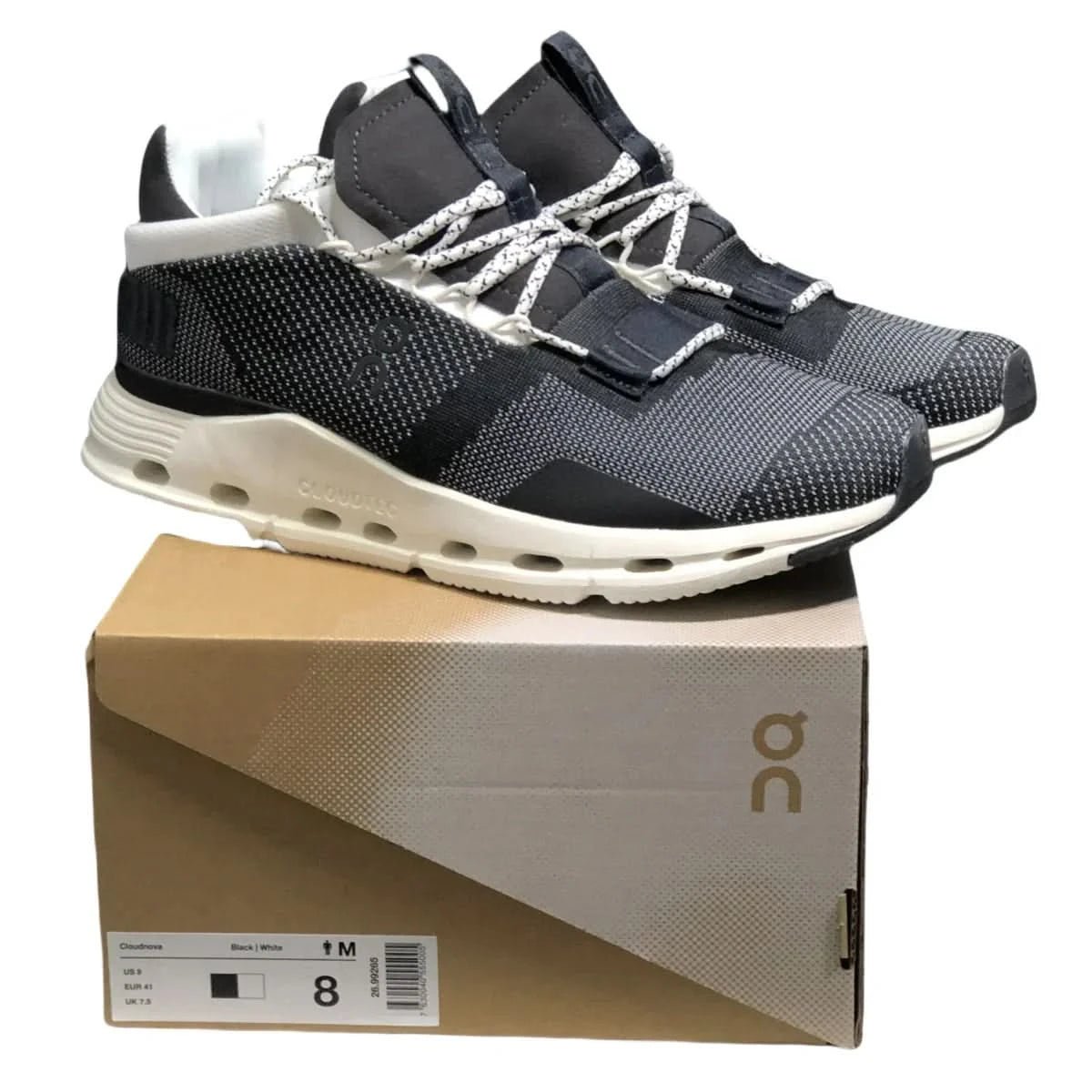 On Cloudnova Women's White/Black - Onsrunners