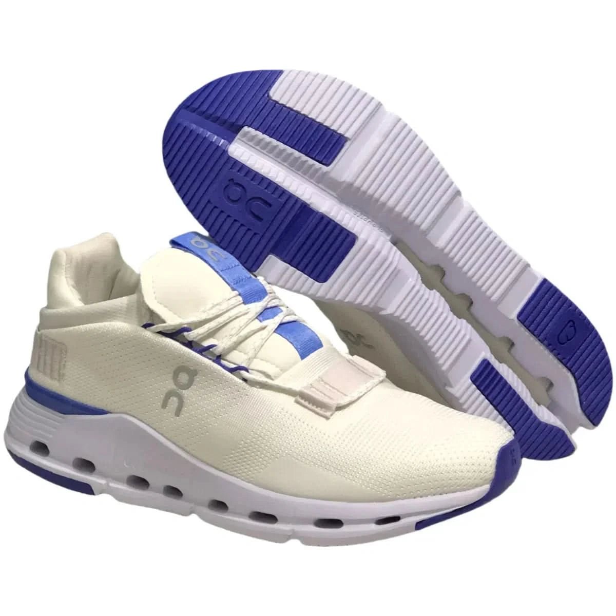 On Cloudnova Women's White/Blue - Onsrunners
