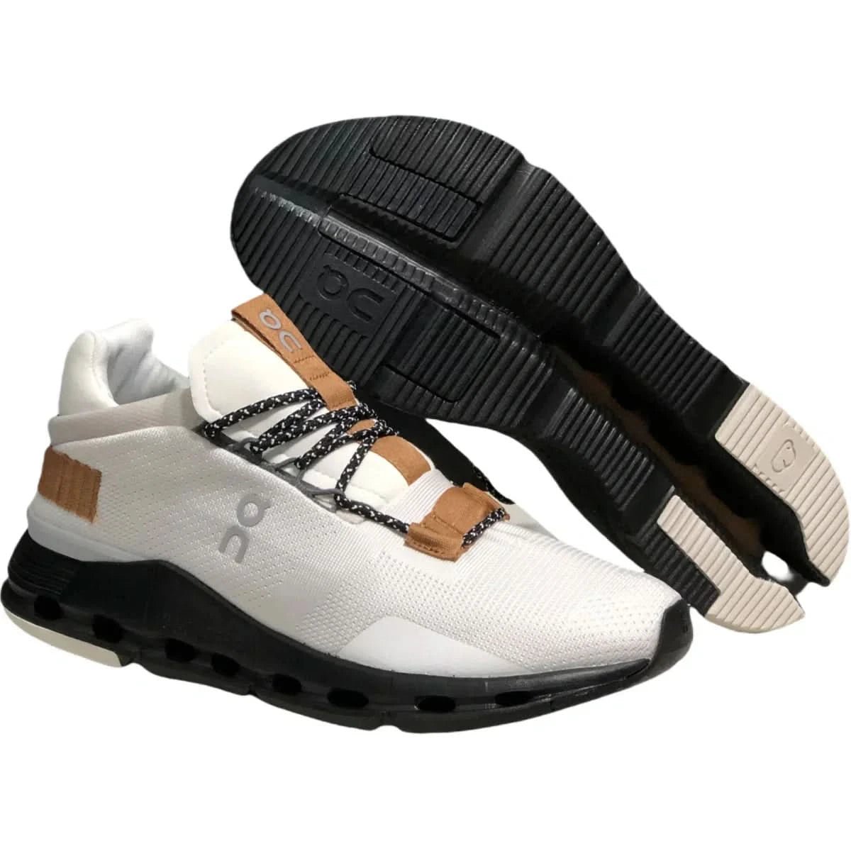 On Cloudnova Women's White/Brown - Onsrunners