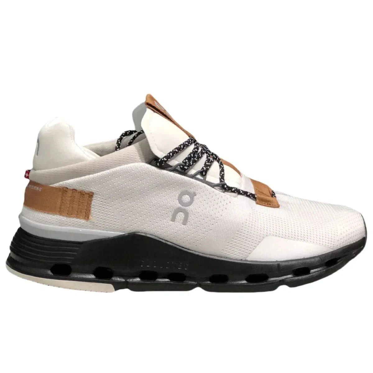 On Cloudnova Women's White/Brown - Onsrunners