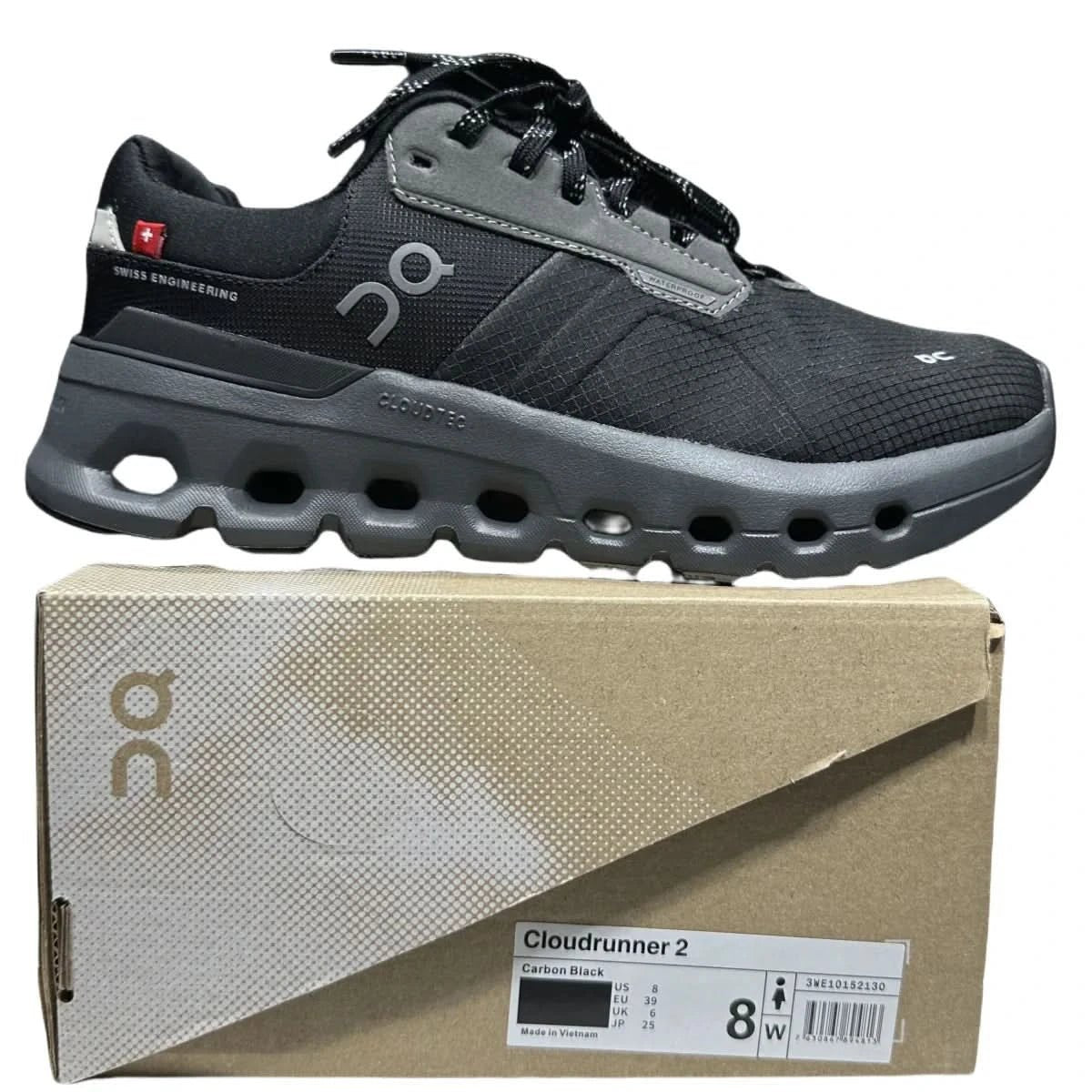On Cloudrunner 2 Waterproof Men's Black - Onsrunners