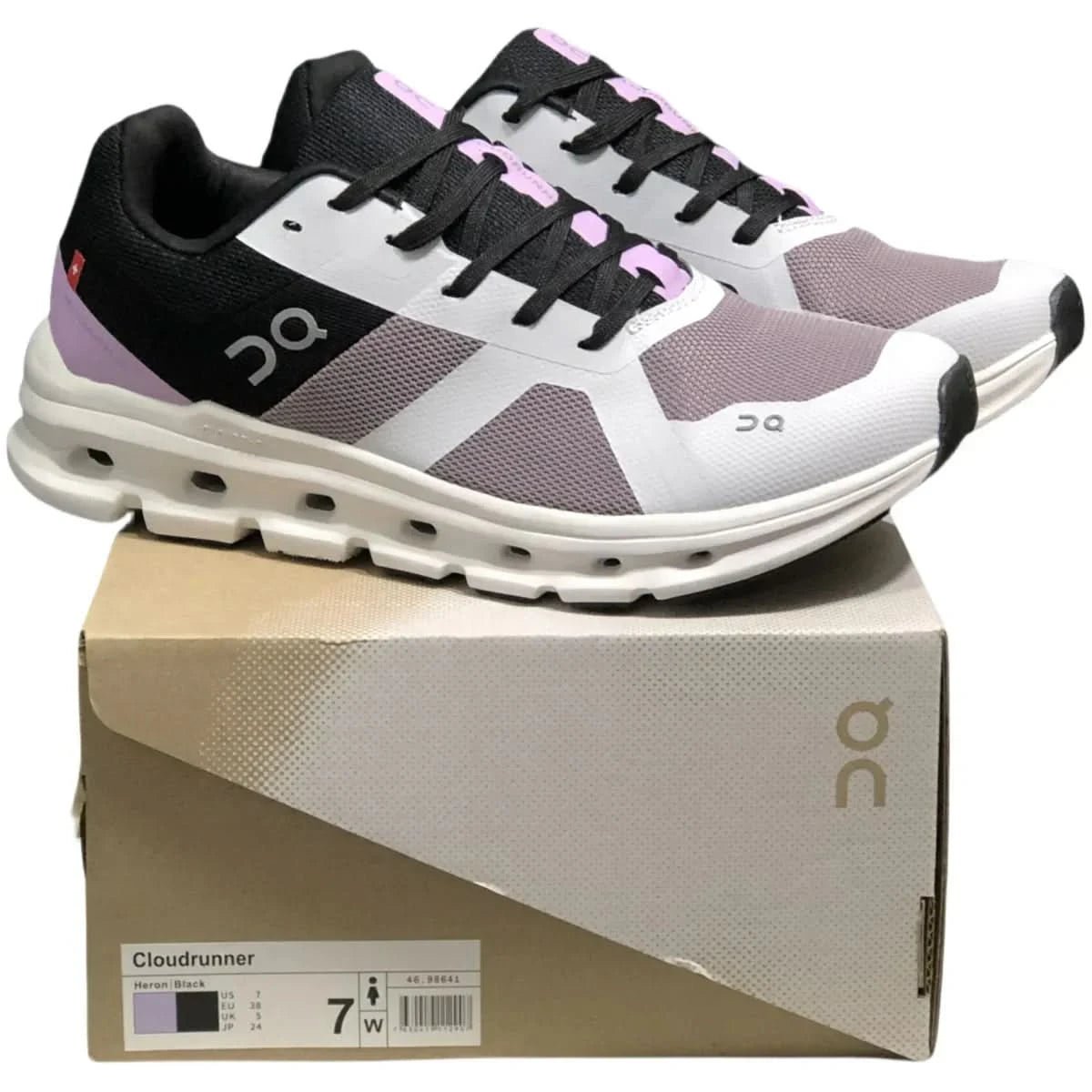 On Cloudrunner Men's Black/Blue - Onsrunners