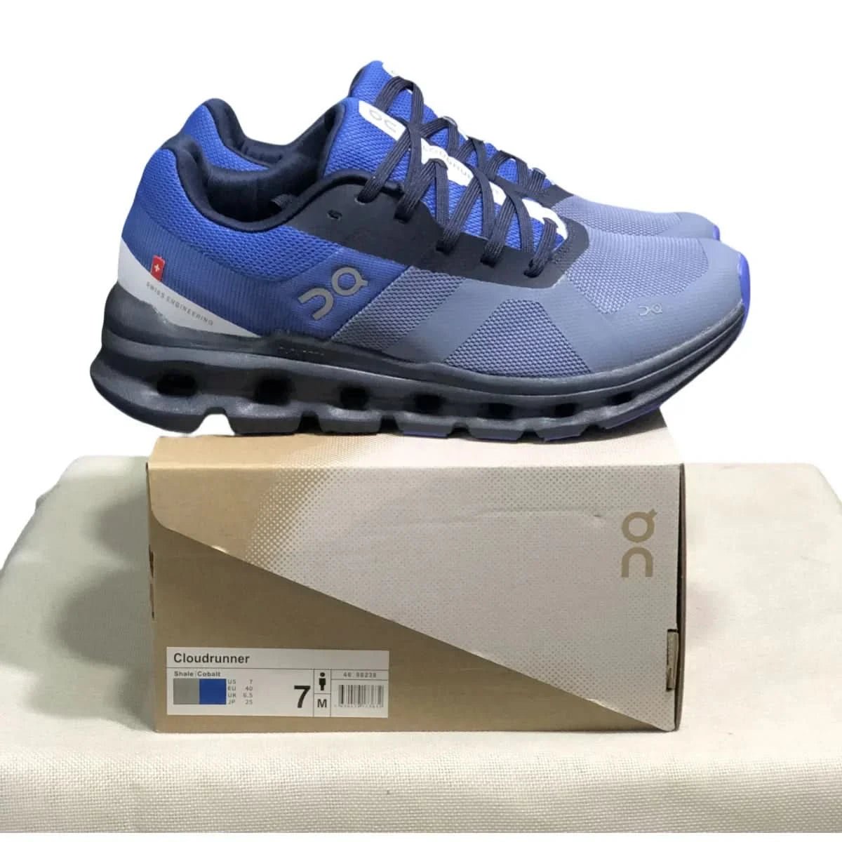 On Cloudrunner Women's Shale/Cobalt - Onsrunners