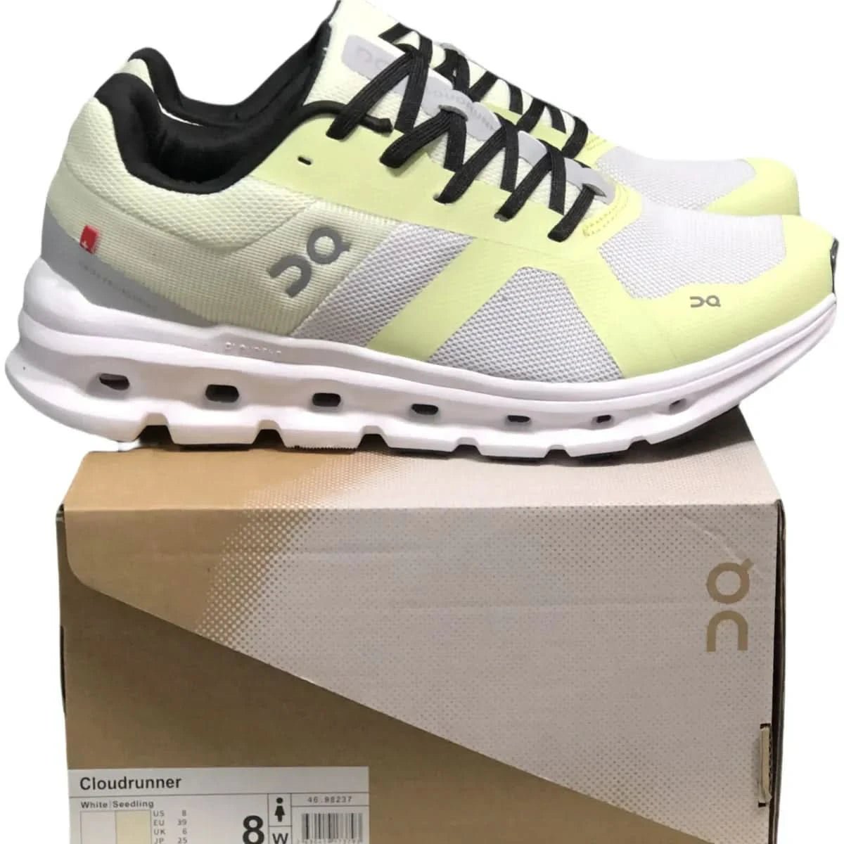 On Cloudrunner Women's White/Green - Onsrunners