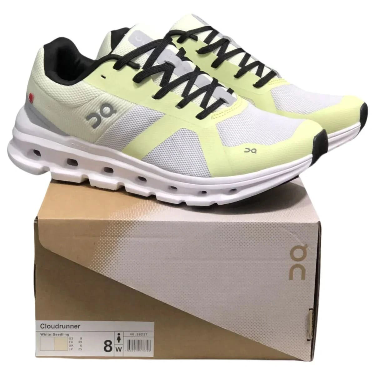 On Cloudrunner Women's White/Green - Onsrunners