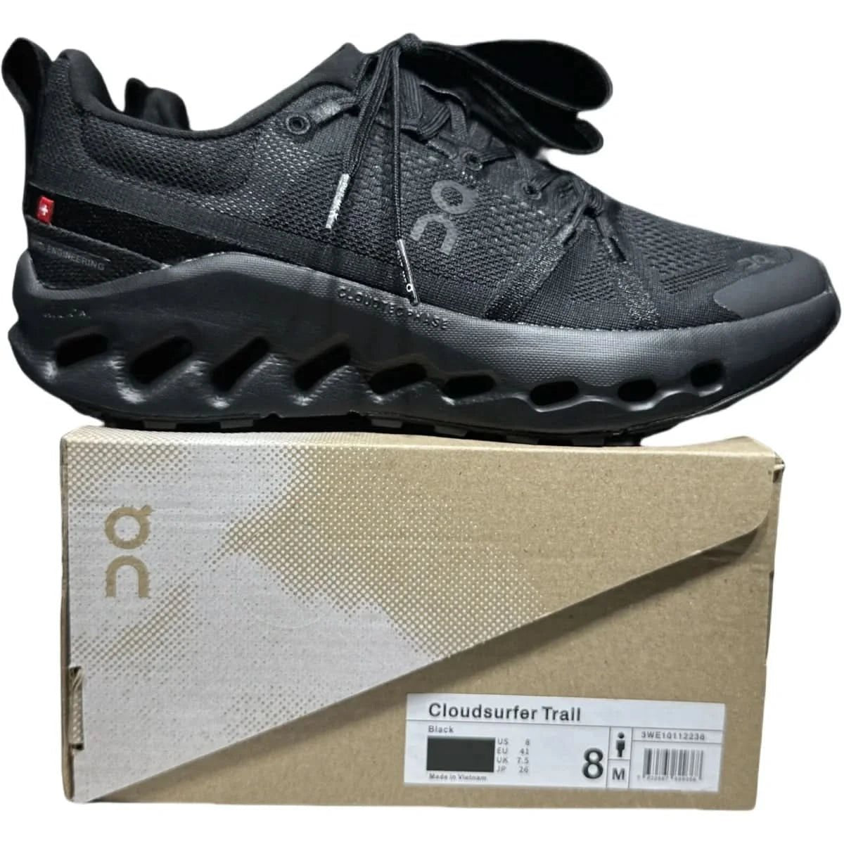 On Cloudsurfer Trail Men's Black - Onsrunners