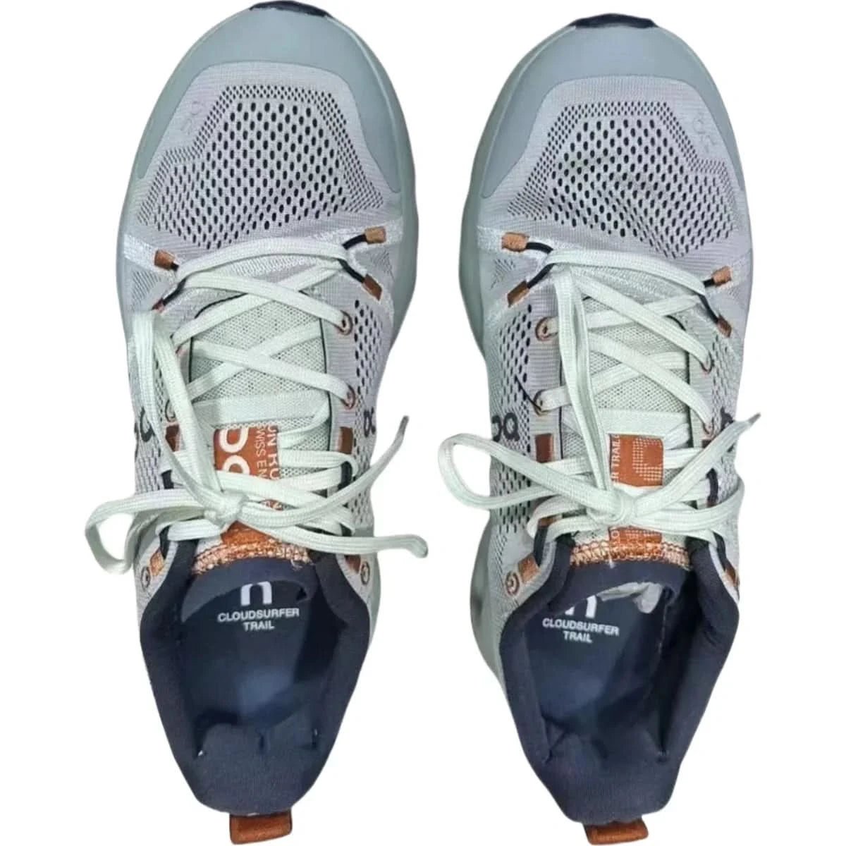 On Cloudsurfer Trail Waterproof Men's Gray/Green - Onsrunners