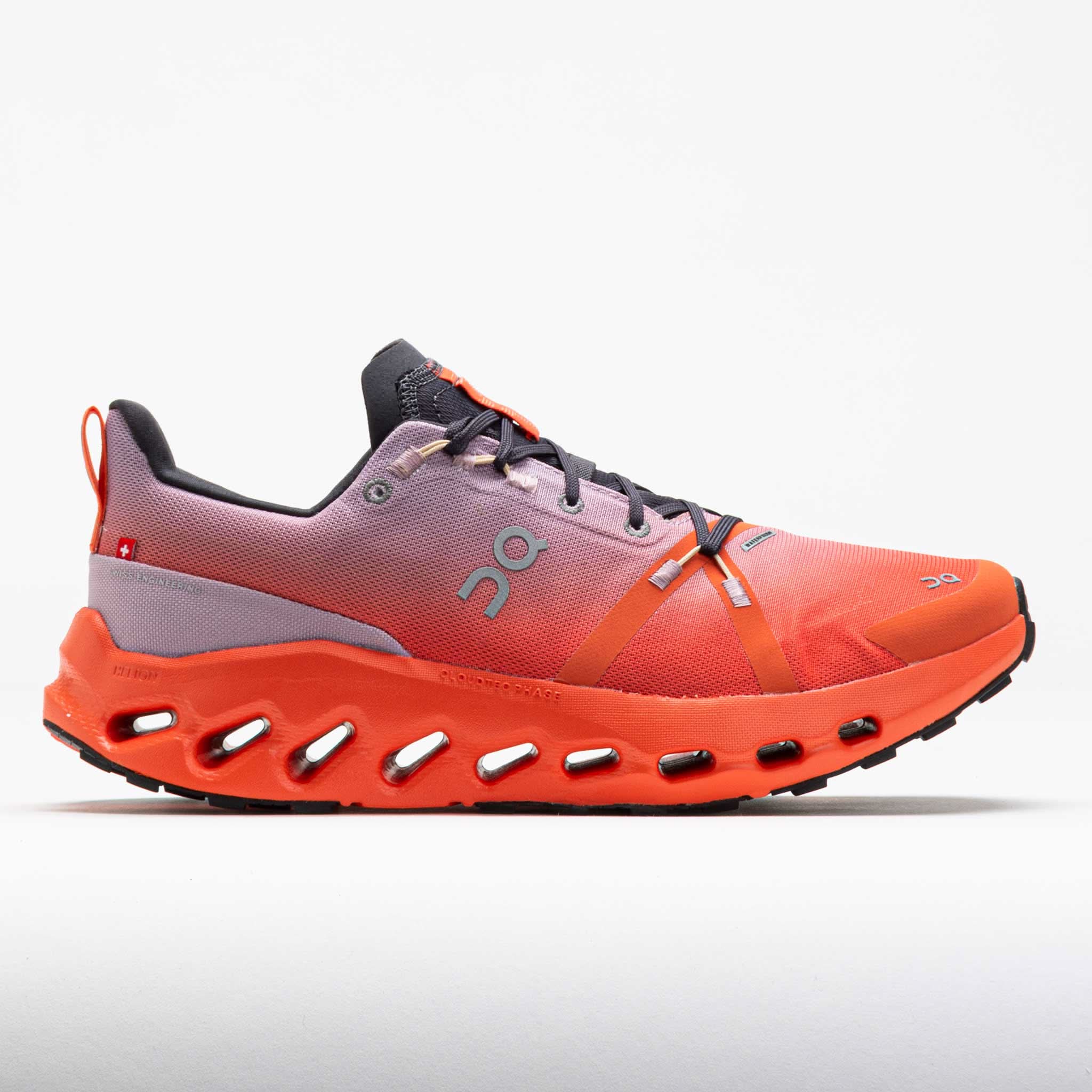 On Cloudsurfer Trail Waterproof Men's Mauve/Flame - Onsrunners