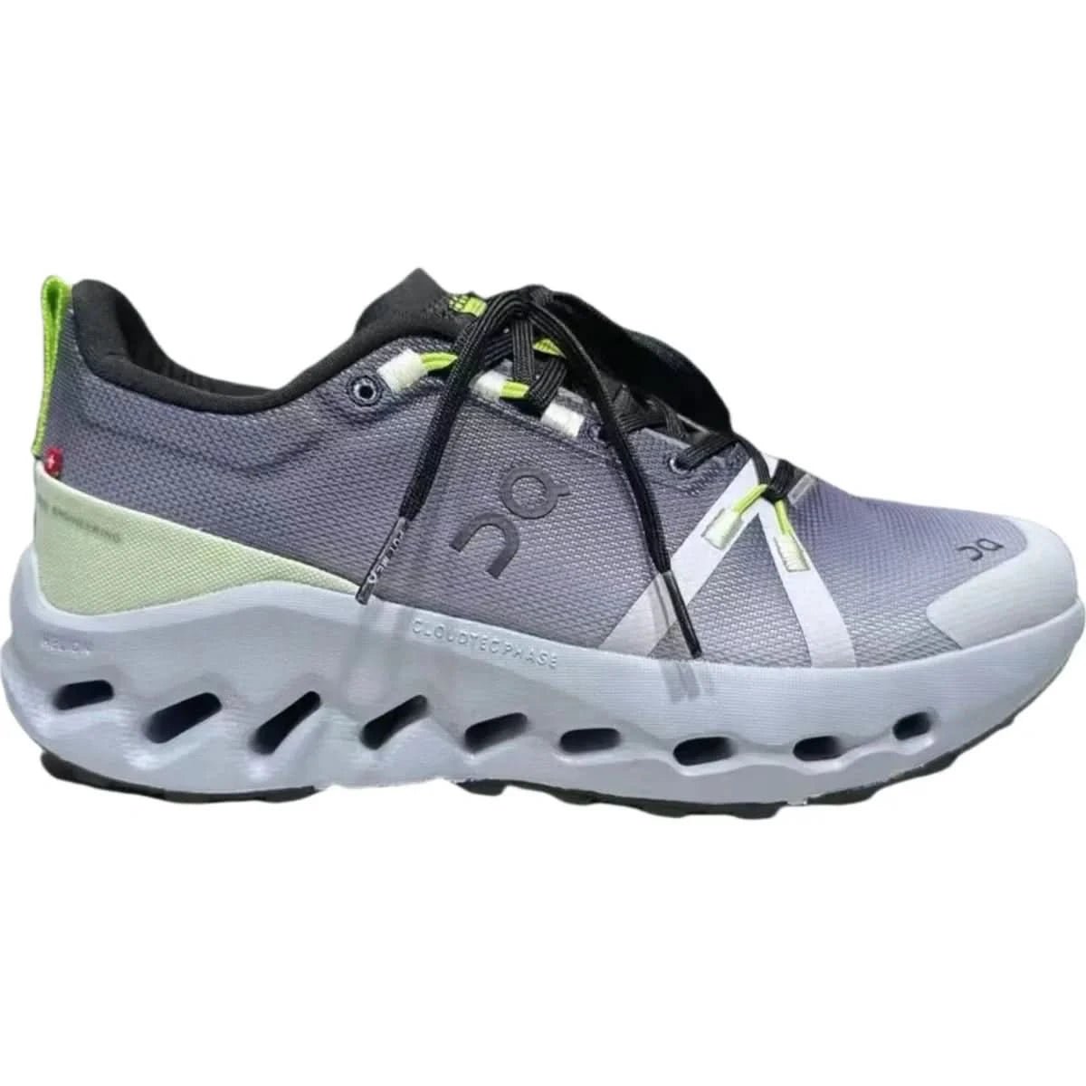 On Cloudsurfer Trail Waterproof Women's Black/Heather - Onsrunners