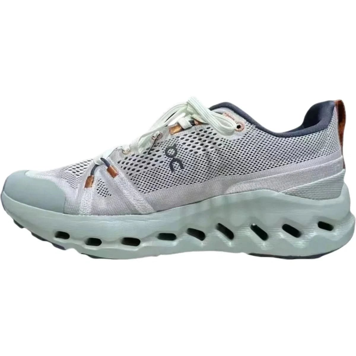On Cloudsurfer Trail Waterproof Women's Gray/Green - Onsrunners