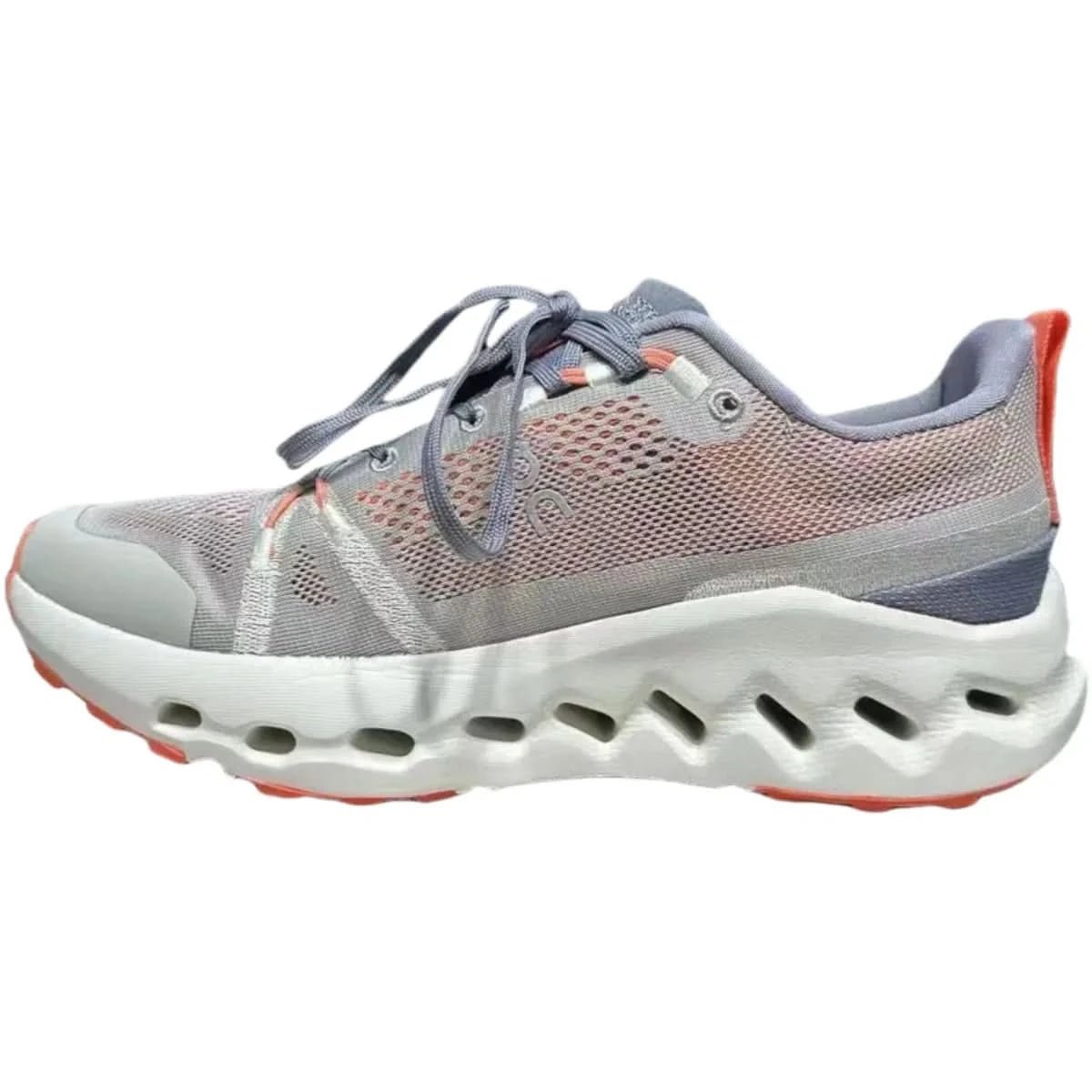 On Cloudsurfer Trail Waterproof Women's Gray/White - Onsrunners