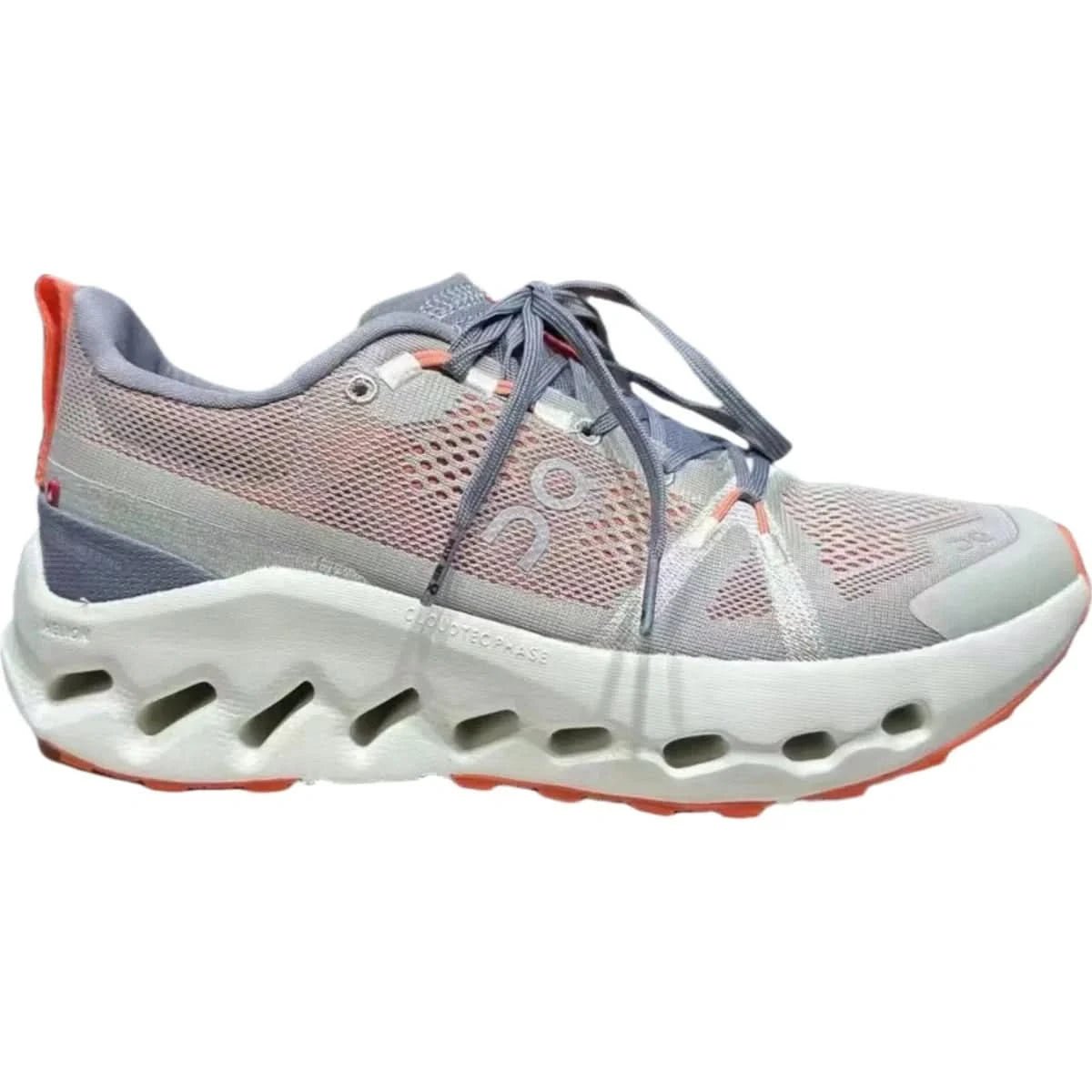 On Cloudsurfer Trail Waterproof Women's Gray/White - Onsrunners