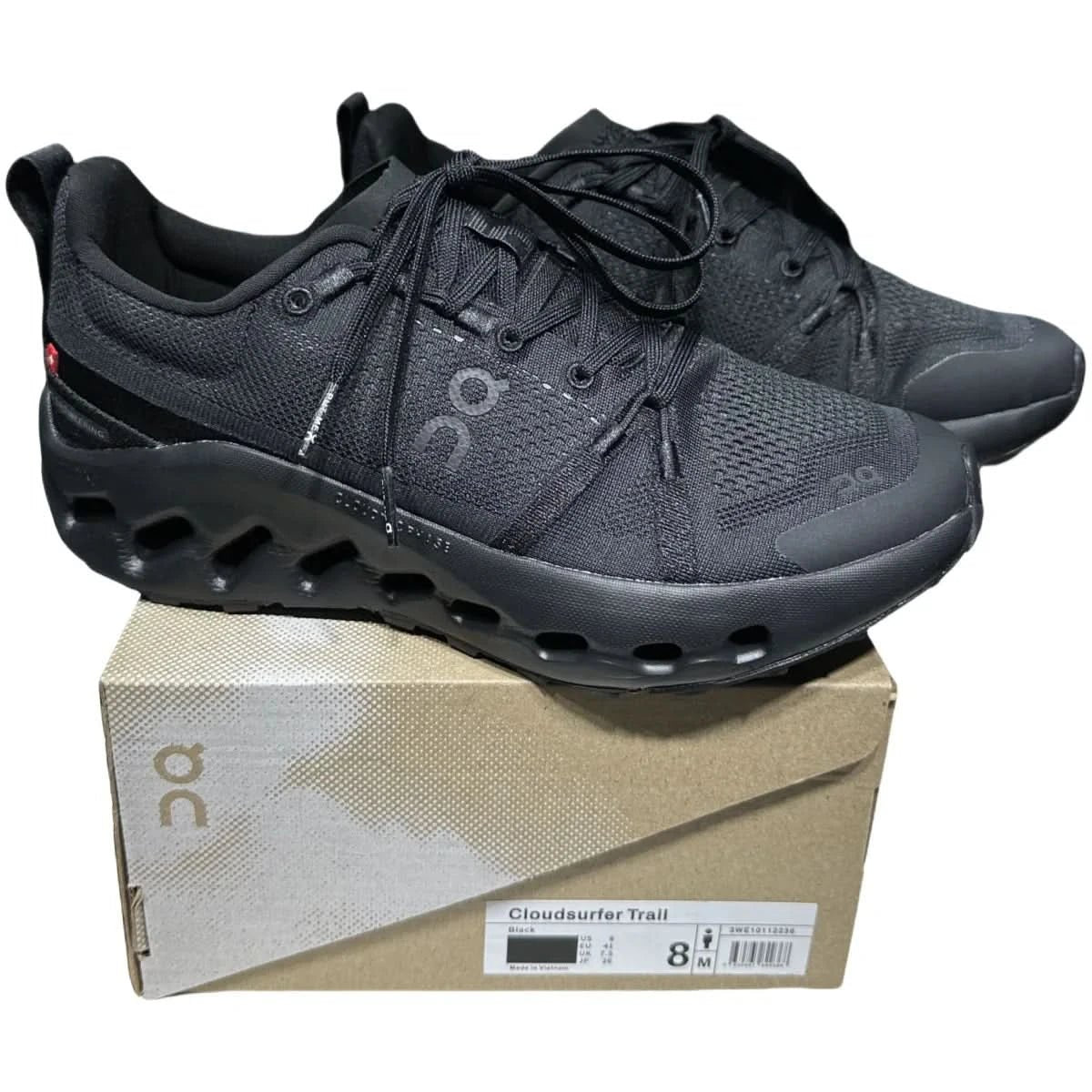 On Cloudsurfer Trail Women's Black - Onsrunners