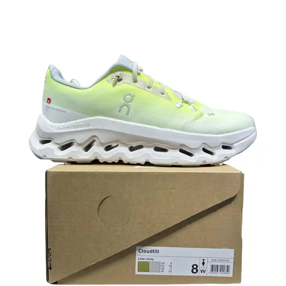 On Cloudtilt Women's Lime/Ivory White - Onsrunners