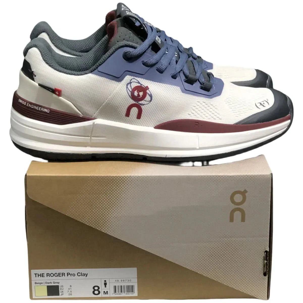 On The Roger Pro Men's Beige/Blue - Onsrunners