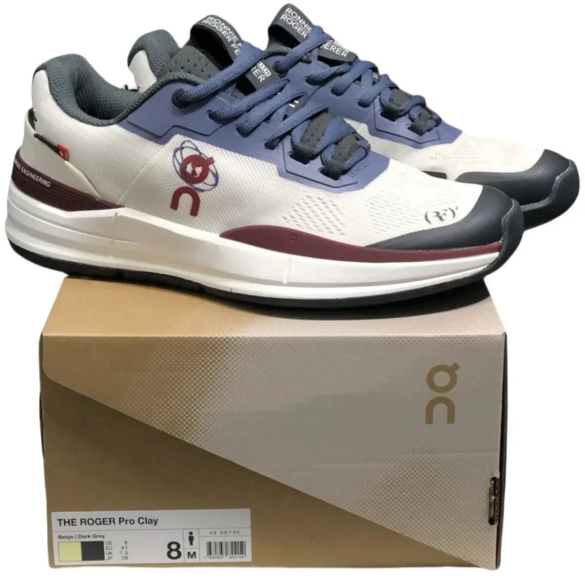 On The Roger Pro Women's Beige/Blue - Onsrunners