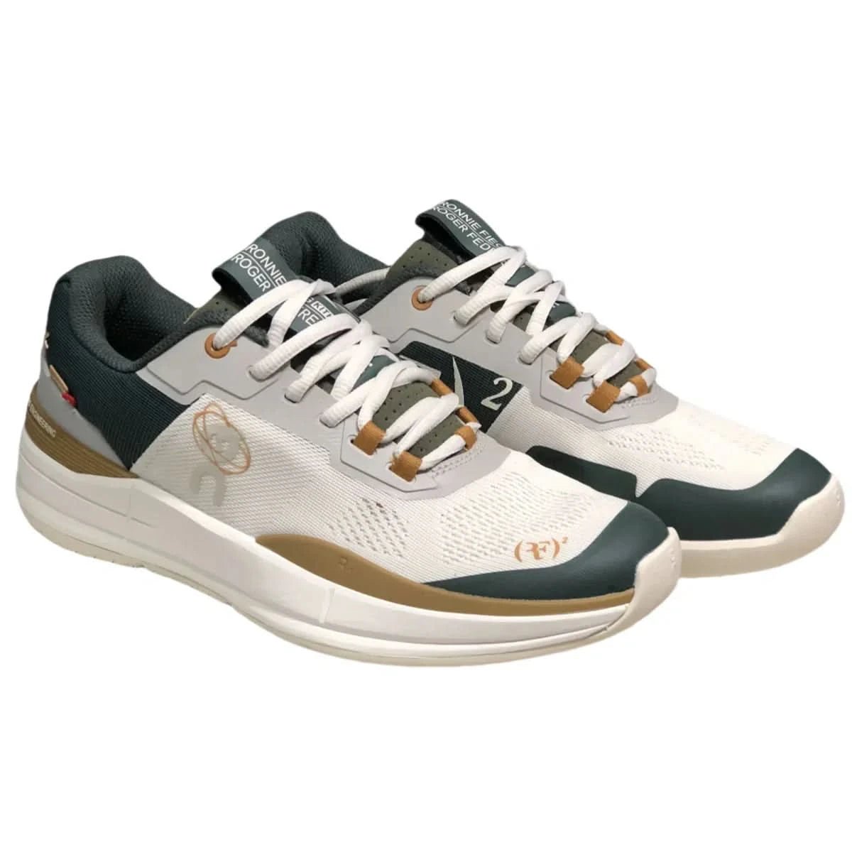 On The Roger Pro Women's Beige/Green - Onsrunners