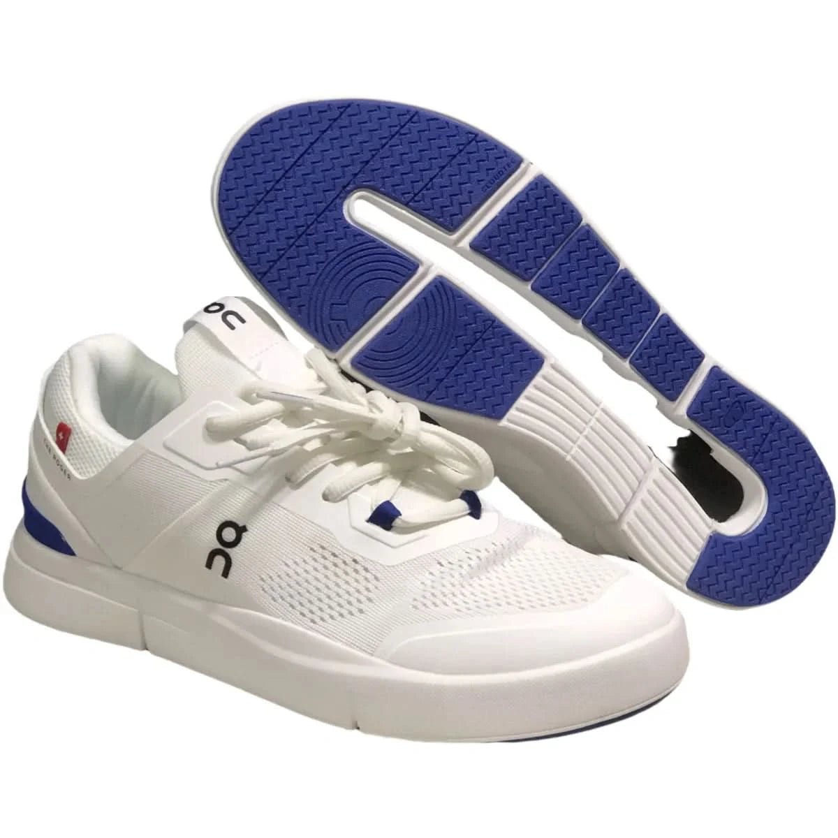 On The Roger Spin Men's White/Blue - Onsrunners