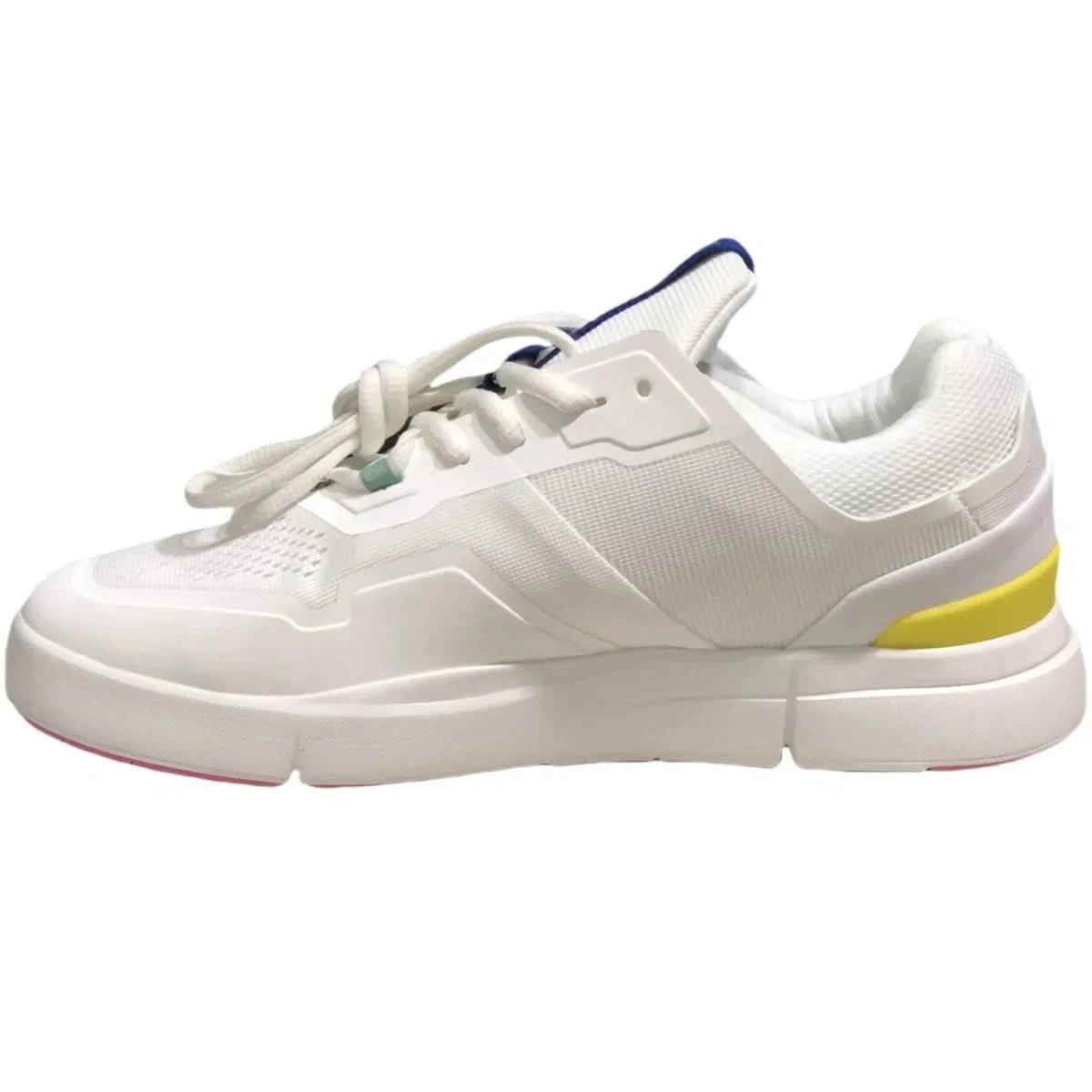 On The Roger Spin Women's White/Yellow - Onsrunners